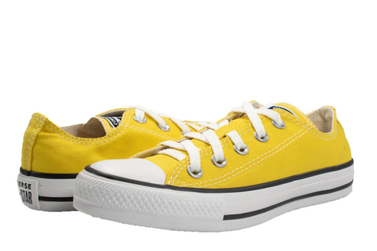 all star amarelo flatform